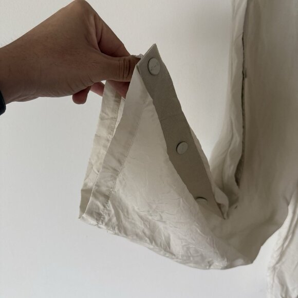 Artica Arbox Wide Leg Snap Closure Pants - Beige - US Size S Made In Italy READ - Picture 6 of 16